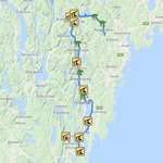7 dagars kanottur i Sverige